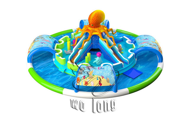 swimming pool slide