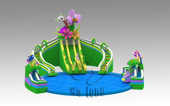 pool water slides