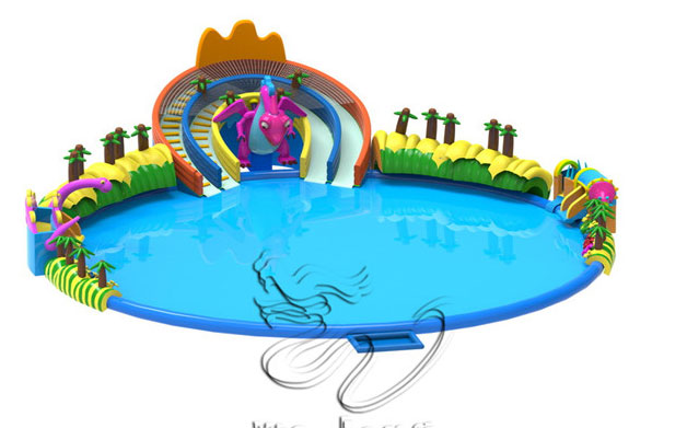 used water slide 