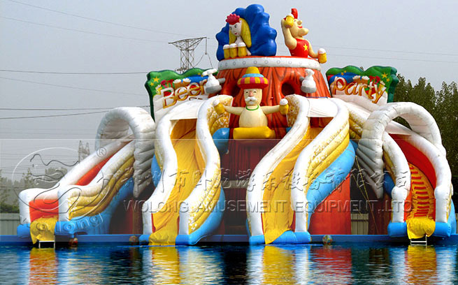 used pool slide