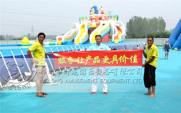 used pool slide