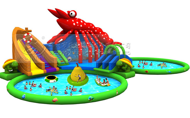 inflatable swimming pool slide