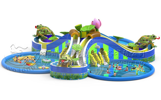 inflatable pool slide