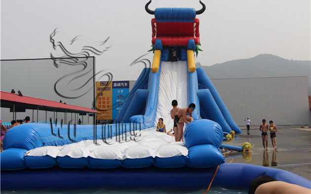 giant inflatable pool slide