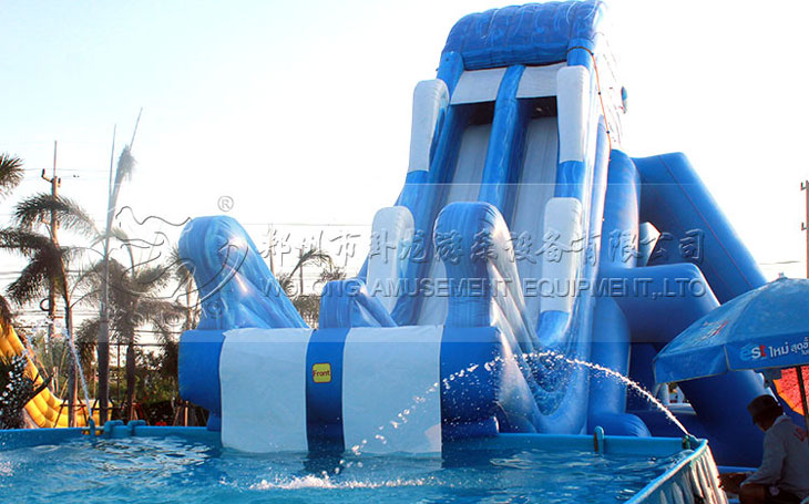 swimming water pool slide