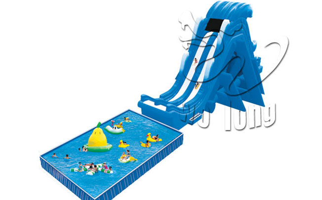 swimming water pool slide