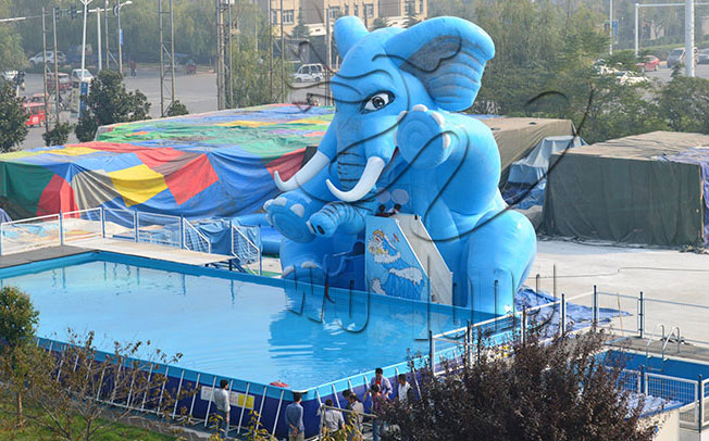above ground pool slide