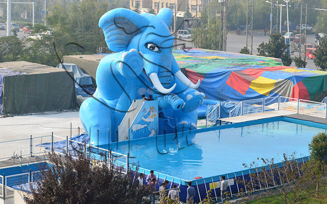 above ground pool slide