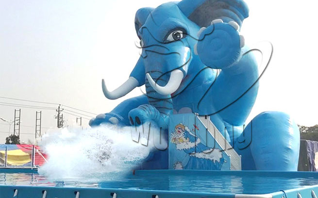above ground pool slide