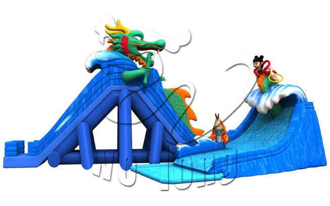 swimming pool slide water slide