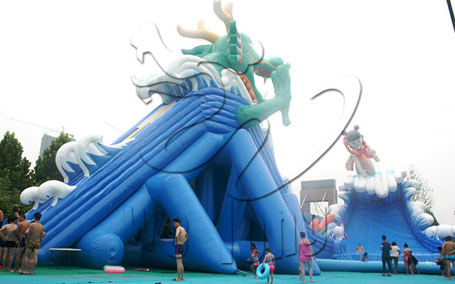 swimming pool slide water slide