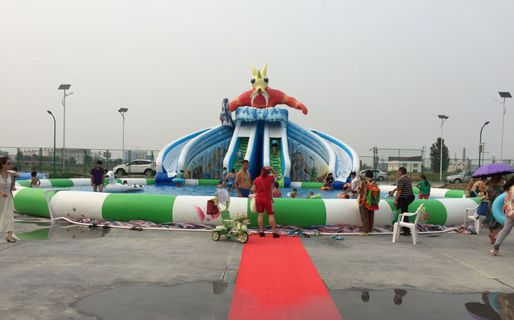inflatable swimming pool slide equipment for sale