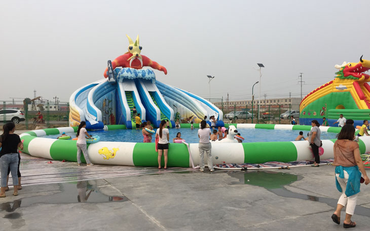 inflatable swimming pool slide equipment for sale