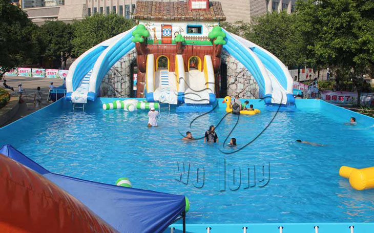 inflatable water slide clearance
