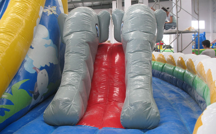 inflatable slide