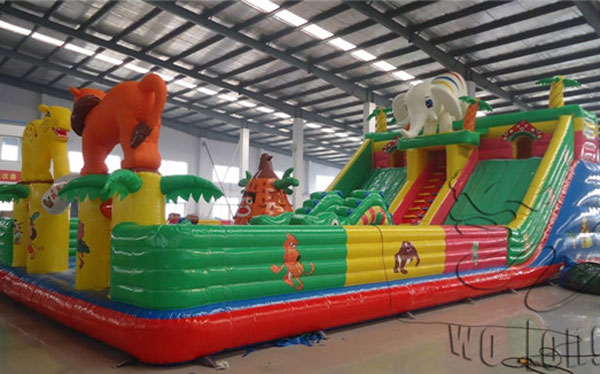 giant adult inflatable slide