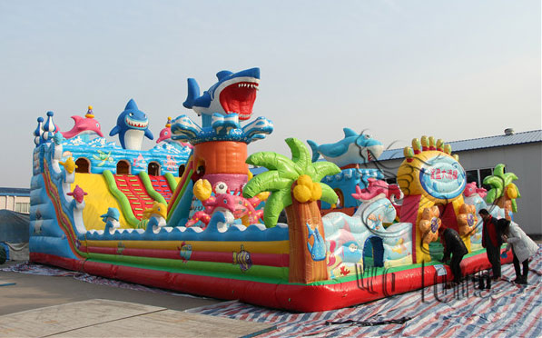 adult inflatable slide