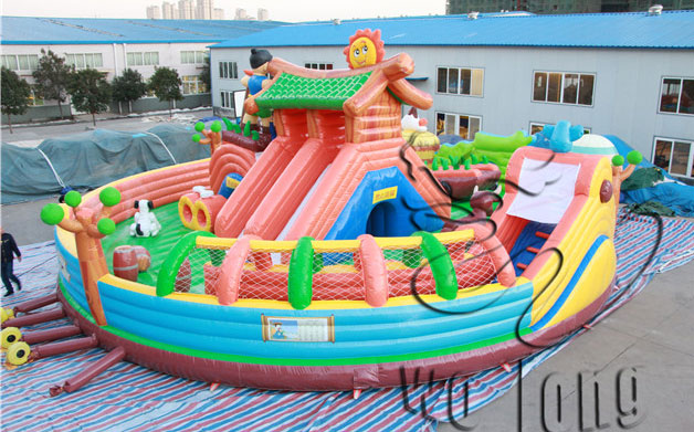 inflatable slip and slide