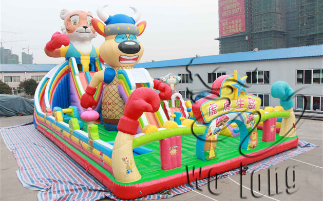 inflatable jumping slide
