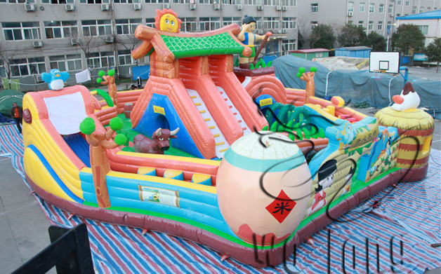inflatable slip and slide