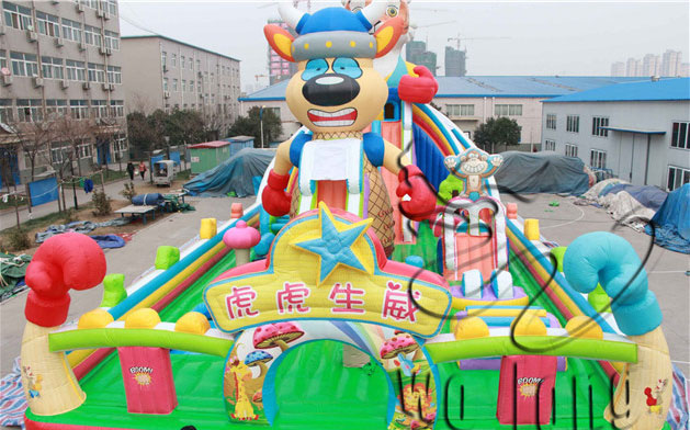 inflatable jumping slide