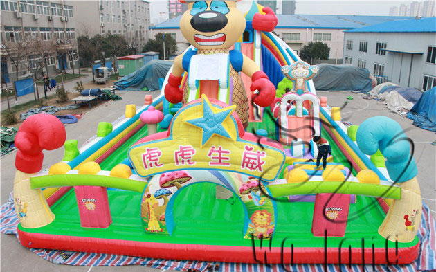 inflatable jumping slide