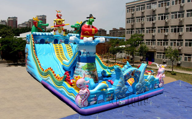 inflatable bouncer slide