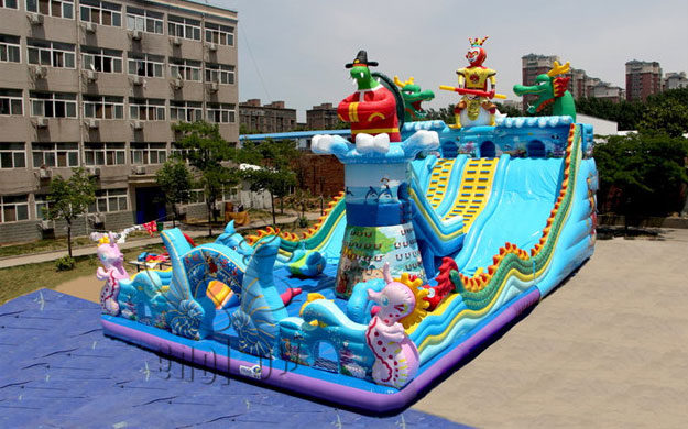 inflatable bouncer slide