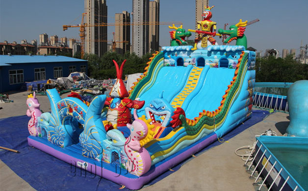 inflatable bouncer slide