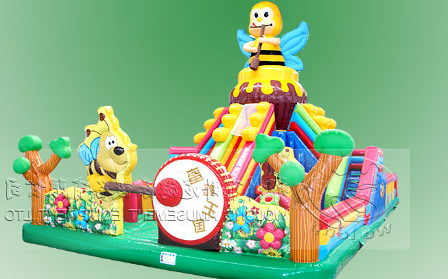 inflatable jumping castle slide