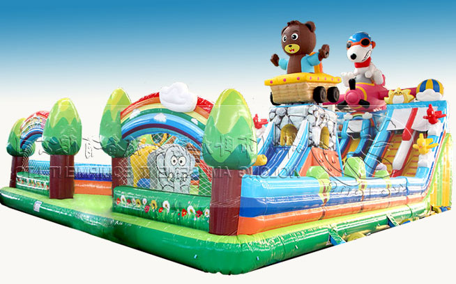 custom slip n slide inflatable