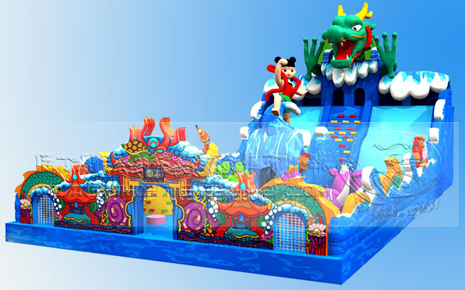 bouncy castle slide