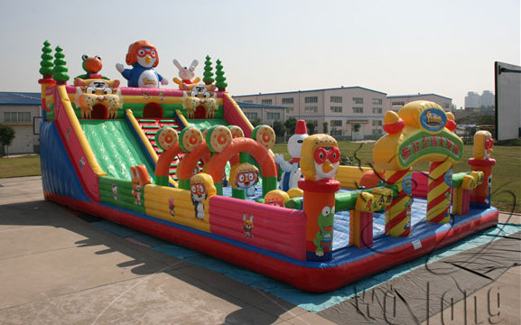 customized inflatable castle slide