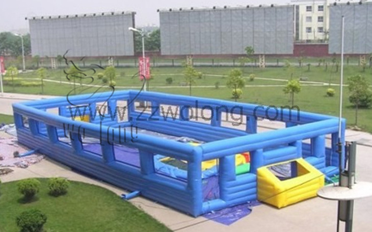 Blue Football Court