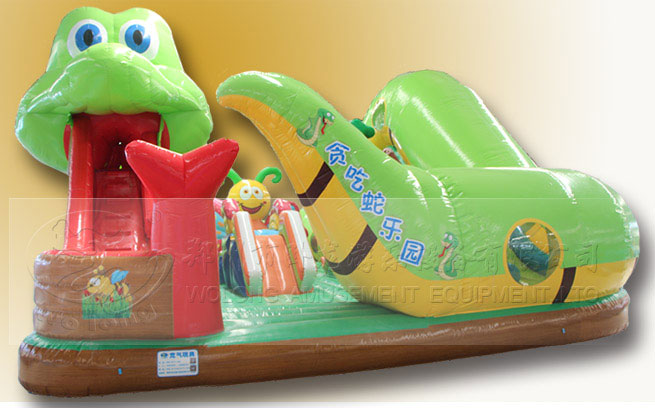 jumping castle slide