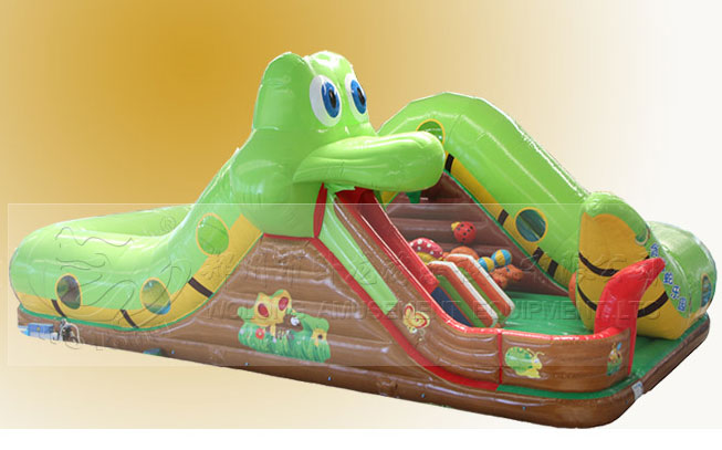 jumping castle slide