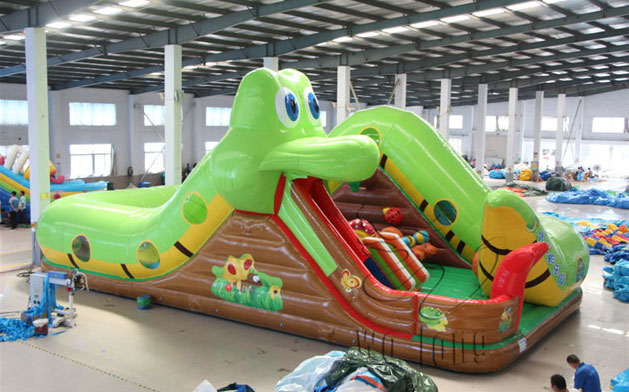 jumping castle slide