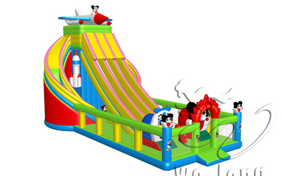 fun inflatable slide for kids
