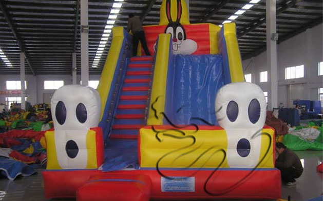 outdoor inflatable slide for kids