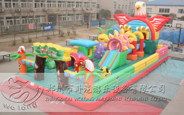 giant pvc inflatable castle
