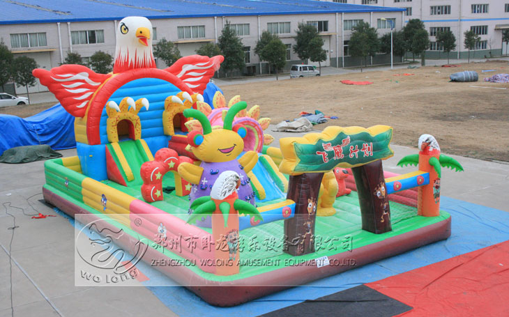 giant pvc inflatable castle