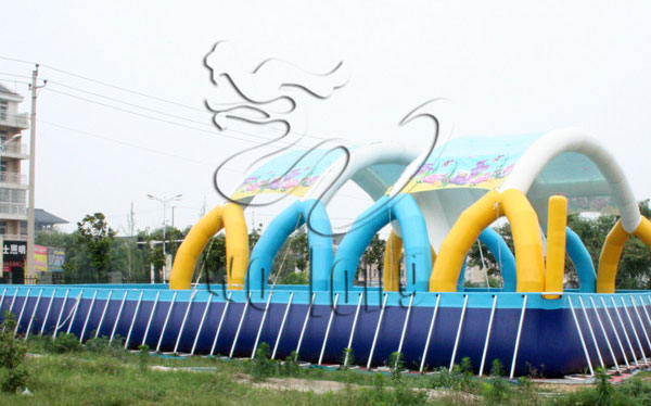 above ground pool