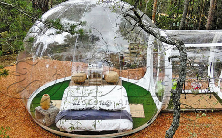 inflatable transparent tent