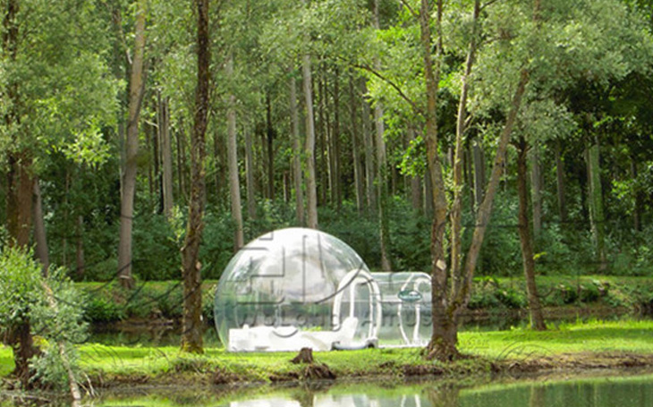 inflatable transparent tent
