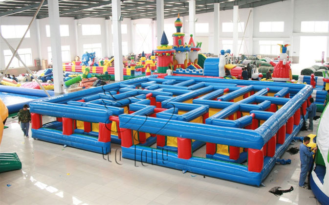 inflatable square tunnel