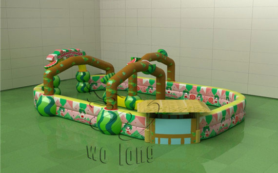 inflatable maze